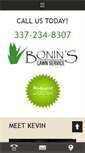 Mobile Screenshot of boninslawnservice.com